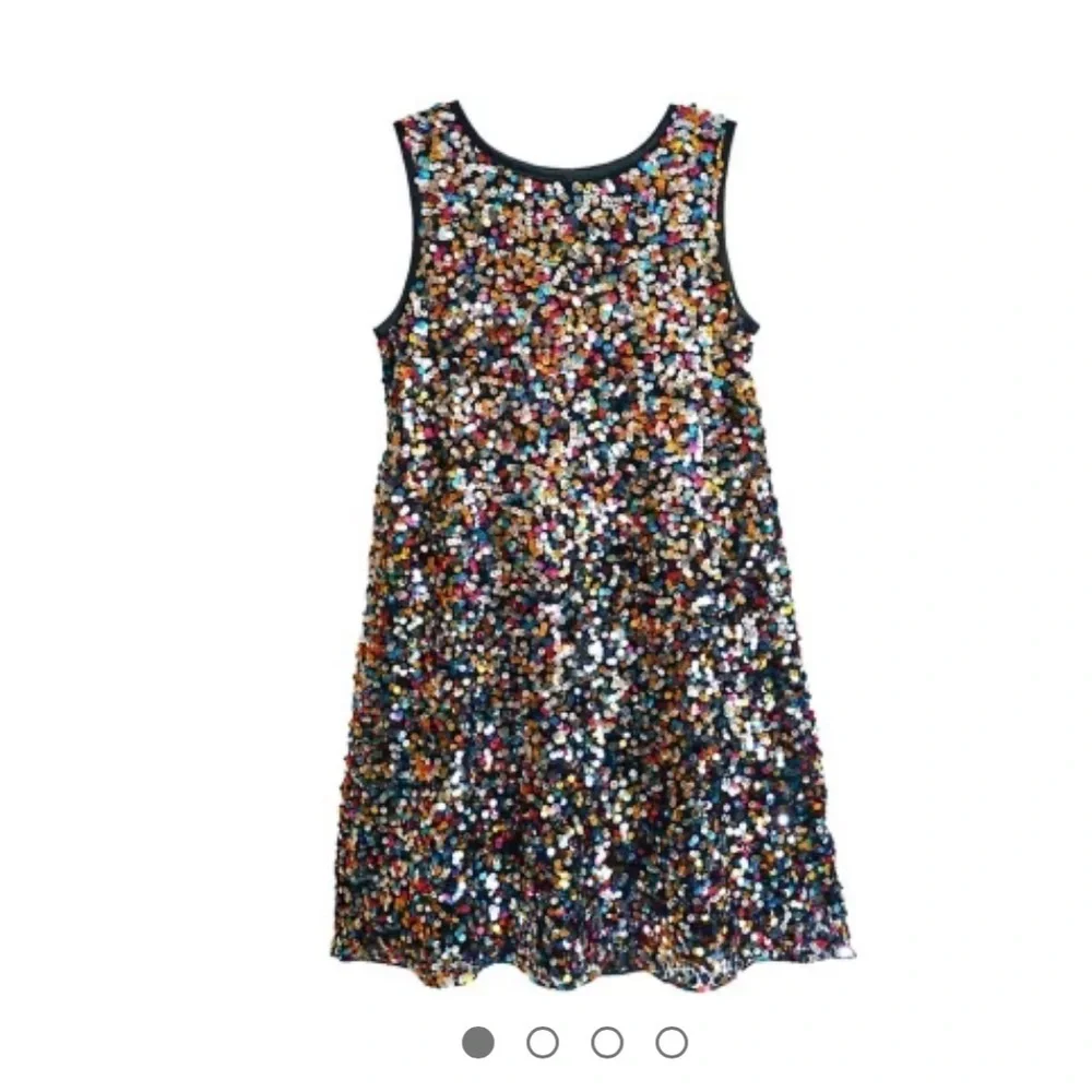 Lavender Girls confetti sequins dress